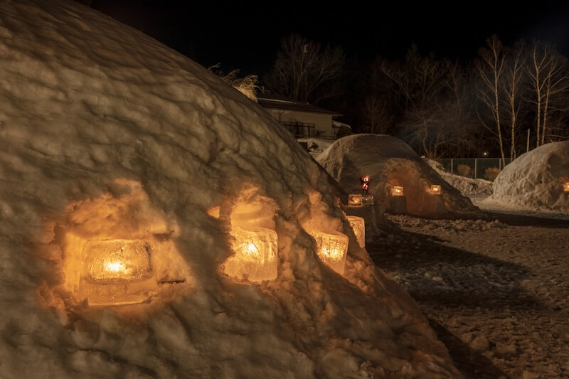 新穂高温泉 中尾かまくらまつり